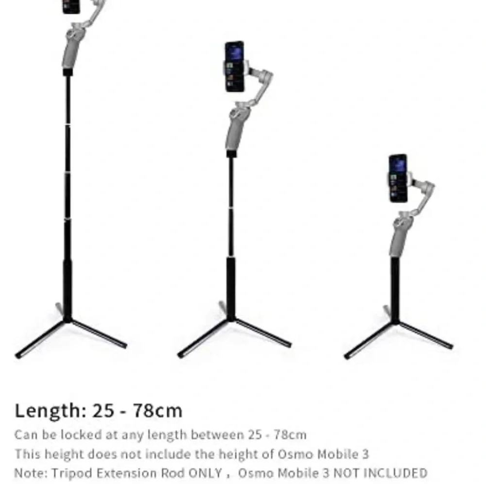 MAXCAM Selfie Stick Tripod Extension Rod portable travel purse